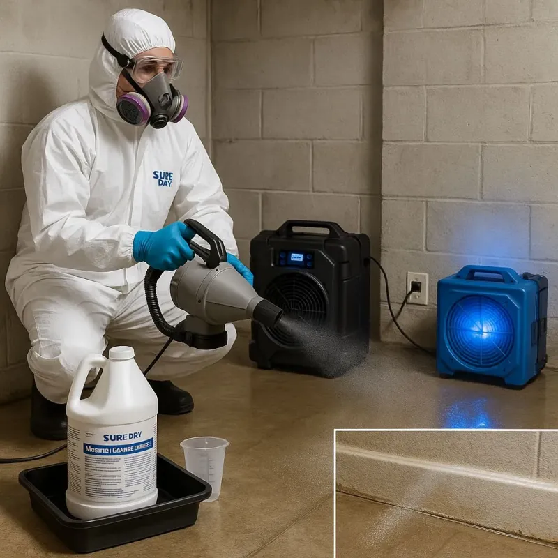 Sanitization and Odor Removal process in Fountain Hill, PA