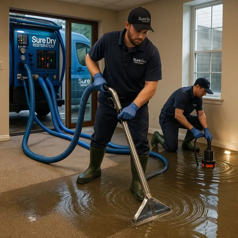 Water Extraction and Removal process in Fountain Hill, PA